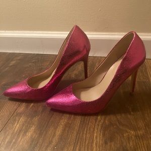 Mix no. 6 Sparkly Pink Pumps Size 7